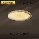 DecorBites™ Crystal Round Ceiling Lamp: Nordic Light Luxury LED Home Lighting for Bedroom and Living Room