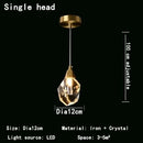 DecorBites™ Crystal LED Pendant Lights: Elegant Lighting Solution for Home Decor