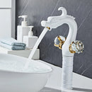 DecorBites™ Gold Crystal Double Handle Basin Faucet for Bathroom Sink Mixer Tap