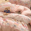 DecorBites™ Cozy Cartoon Printed Cotton Comforter Set for Adults