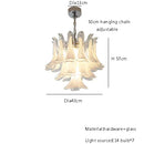 DecorBites™ French Style Glass Chandelier for Living Room Decoration
