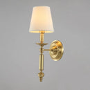 DecorBites™ Copper Ceiling Chandelier with Fabric Lampshade for Living Room and Bedroom