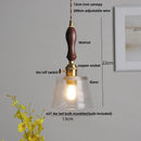 DecorBites™ Green Glass Adjustable LED Pendant Lamp - Modern Nordic Hanging Light