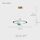 DecorBites™ Children'S Space Star Astronaut LED Pendant Lamp for Boys Room, Acrylic Indoor Decor