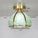 DecorBites™ Glass Crystal Ceiling Light Fixture Modern Nordic Design