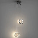 DecorBites™ Gold Ring LED Pendant Light for Ceiling Suspension in Luxury Design