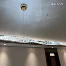 DecorBites™ Gold Steel LED Pendant Lights - Luxury Dimmable Suspend Lamp