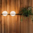 DecorBites™ Art Deco White Acrylic Ball Wall Lights with 3-Mode Dimming