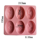 Light blue bee silicone soap mold kitchen honeycomb baking tray