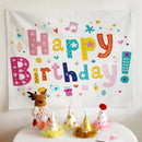 DecorBites™ Birthday Wall Tapestry Decoration Party Bedroom Hanging Cloth