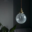 DecorBites™ Cracked Glass LED Pendant Light for Cafe Bar Kitchen Living Room