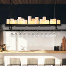 DecorBites™ Glass LED Chandelier - Stylish Lighting for Home Decor & Dining Room