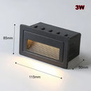 DecorBites™ LED Embedded Wall Light for Outdoor Step&Stair, IP65 Waterproof Recessed Wall Lamp