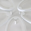 DecorBites™ 5-Light Acrylic LED Ceiling Chandelier for Modern Living Room Bedroom
