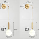 DecorBites™ Elegant Glass Wall Lamp for Living Room Bedroom LED Lighting