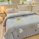 DecorBites™ Dinosaur Patterns Snowflake Velvet Blanket in Various Sizes for Home/Office