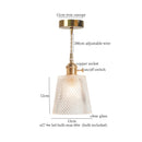 DecorBites™ Green Glass LED Pendant Light Fixture - Modern Nordic Hanging Lamp