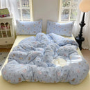 DecorBites™ Double-Layer Cotton Bedding Set - High-Quality, Ultra Soft Quilt Set