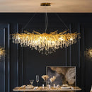 DecorBites™ Crystal Branch Chandelier for Living Bedroom Decoration LED Pendant Light