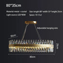 DecorBites™ Golden Round Crystal Chandelier LED Ceiling Light for Living Room and Bedroom