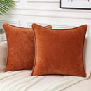 DecorBites™ Luxe Chenille Velvet Cushion Cover Set for Elegant Living Room Decor