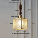 DecorBites™ Copper Glass LED Pendant Lamp, Modern Nordic Hanging Light