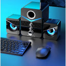 wired desktop speakers With its built-in microphone