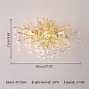 DecorBites™ Crystal Ceiling Chandelier: Modern Luxury for Living, Dining, Bedroom, Hotel, Hall, Home Decor