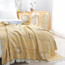 DecorBites™ Cotton Gauze Soft Throw Blanket for Bed and Sofa