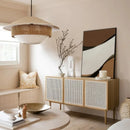 DecorBites™ Japanese Hemp Rope Chandelier for Kitchen, Bedroom, and Hotel - Minimalist Home Decor