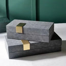 DecorBites™ Leather Jewelry Box: Chic Storage Solution for Dresser or Desk