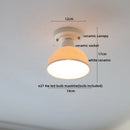 DecorBites™ LED Canopy Ceiling Light Glass Copper Luminaria De Teto