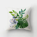 Artistic nature and animal short plush pillowcase bedroom decor