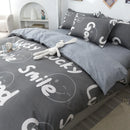 DecorBites™ Lattice Plant Geometric Pattern Bedding Set with Sheet Pillows