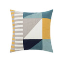 DecorBites™ Daisy Yellow Floral Geometric Pillow Cover - Soft Cozy Embroidery for Living Room