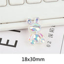 DecorBites™ Kawaii Rabbit Resin Cabochon for Scrapbooking and DIY Crafts