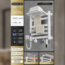 DecorBites™ Electric Towel Radiator Warmer Rack for Smart Bathroom Storage and Heating