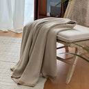 DecorBites™ Cozy Striped Blanket: Multi-Functional for Travel, Office, Car, Sofa & Airplane