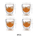 DecorBites™ Double Wall Glass Cup - Versatile Drinkware for Parties