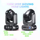 DecorBites™ 150W LED Moving Head Beam+Spot Light with 18 Rotating Prisms