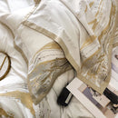DecorBites™ Egyptian Cotton Luxury Bedding Set Quilt Cover Pillow Shams Bedclothes