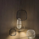 DecorBites™ Gold Cage LED Pendant Lamp Spokes Chandelier