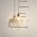 DecorBites™ Green Glass LED Pendant Lights, Adjustable Nordic Modern Hang Lamp for Bedroom, Kitchen, Hotel