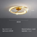 Modern gold crystal ceiling pendant light living room