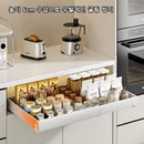 DecorBites™ Kitchen Storage Rack Drawer Organizer with Slide Rails