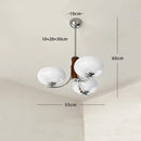 DecorBites™ Glass Chandelier: Bauhaus Art for Living Room, Bedroom, Study, Hall, Restaurant