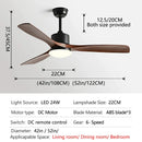 DecorBites™ 3 Blade DC Ceiling Fan with LED Light & Remote Control
