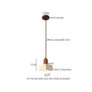 DecorBites™ Creative Stone LED Pendant Light Yellow Travertine Nordic Minimalism Hanging Lamp