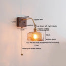 DecorBites™ LED Wall Sconce Pull Chain Switch Modern Style Light Fixtures