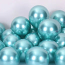 DecorBites™ 12-Inch Metal Latex Confetti Balloon Set for Wedding, Birthday, Party Decorations